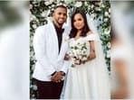Punjab Kings' West Indian batsman Nicholas Pooran gets married with fiancé Alyssa Miguel