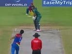 Naseem Shah hit two sixes off two balls in the last over against Afghanistan