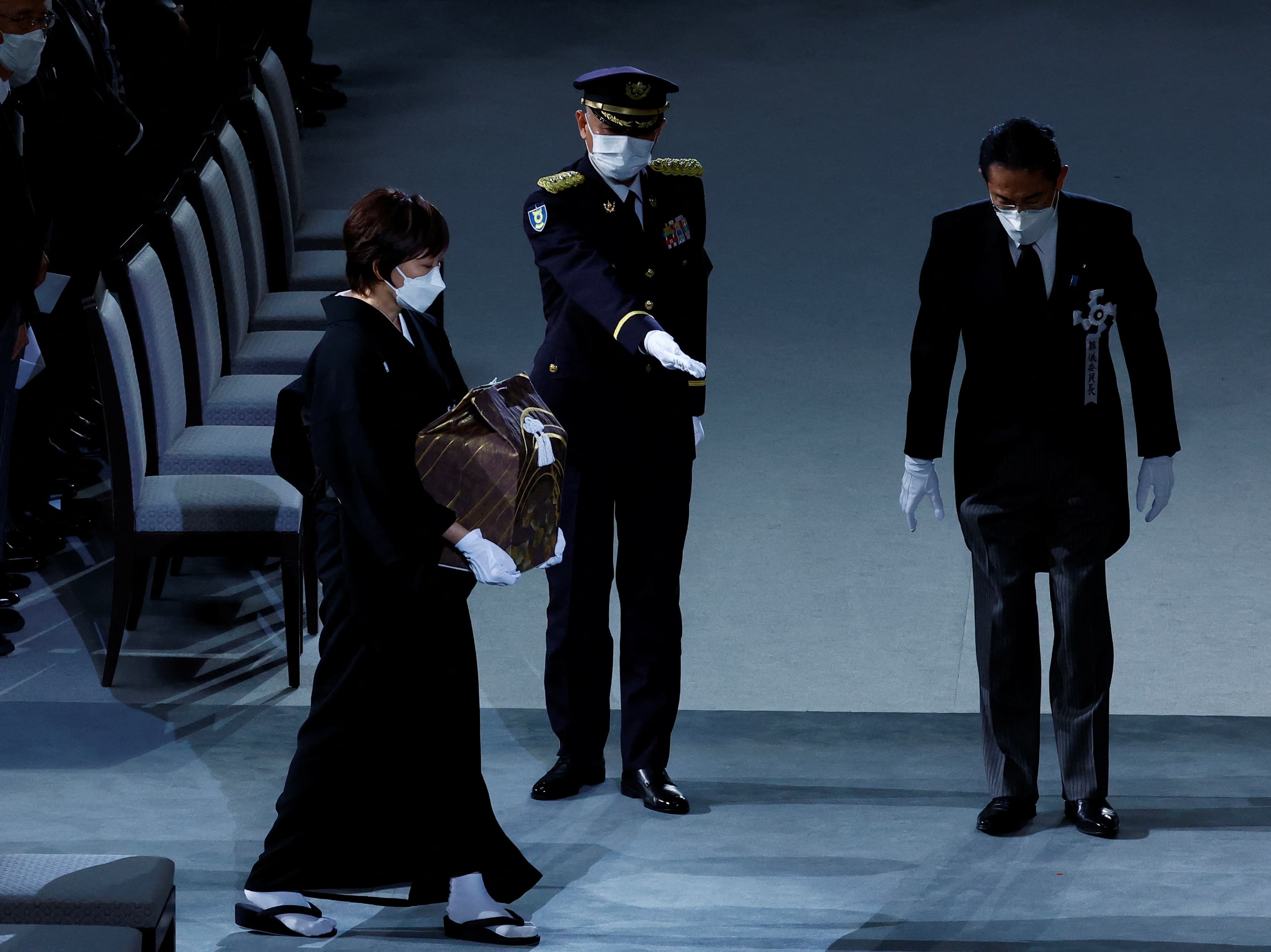 Shinzo Abe State Funeral: Akie Abe, wife of former Japanese Prime Minister Shinzo Abe, attends the state funeral. (Reuters)