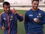 Chahal was seen poking fun at Harshal during the special interaction