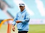 India's head coach Rahul Dravid during practice session