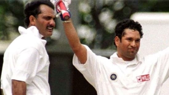 The partnership ended at 222 in the only way it could have – Azhar was run out – and it needed a spectacular catch from Bacher to dismiss Tendulkar