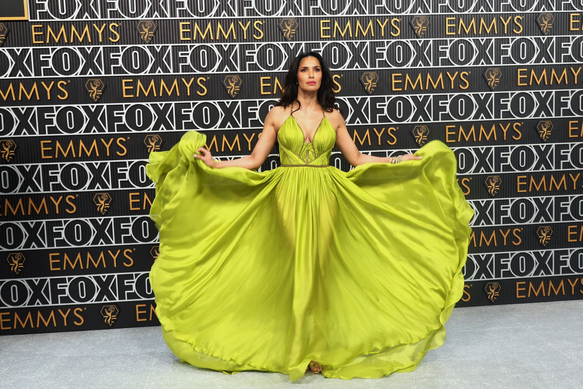 Padma Lakshmi attends the 75th Primetime Emmy Awards in Los Angeles, California, U.S. January 15, 2024. REUTERS/Aude Guerrucci (REUTERS)