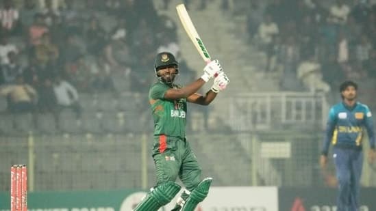 Jaker Ali played a quick-fire knock of 68 off 34 balls against Sri Lanka