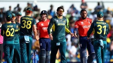 Australia crushed defending champions England by 36 runs to prove their supremacy over their rivals in Barbados on Saturday.