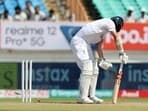England's James Anderson is bowled out by India's Mohammed Siraj