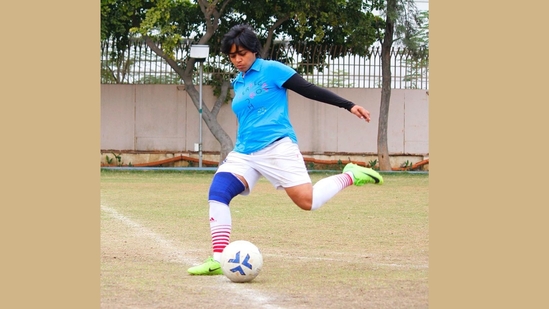 The first time Anne Aiza Khan wore a pair of shorts was at a football tournament in Kolkata. (Courtesy: Anne Aiza Khan)