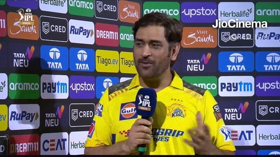 CSK captain MS Dhoni