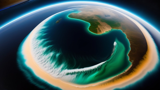 Known as the Indian Ocean geoid low (IOGL), this vast expanse spans over 2 million square miles and lies more than 600 miles beneath the Earth's crust.(Twitter)