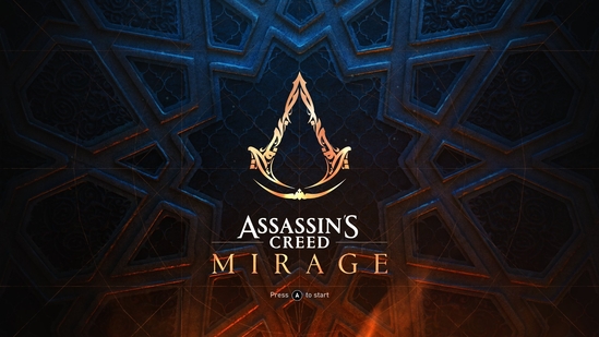 Assassin's Creed Mirage home screen(UbiSoft)