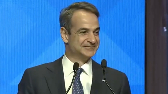 Greek Prime Minister Kyriakos Mitsotakis(ANI)