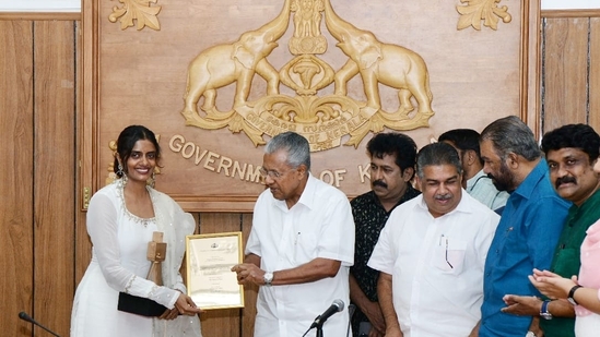 Kerala government honours Kani Kusruti and other achievers at Cannes Film Festival