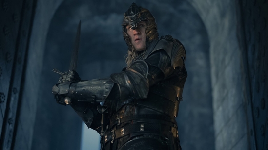 Matt Smith as Prince Daemon Targaryen in a still from episode 3 of House of the Dragon Season 2.