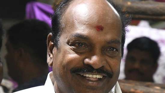 DMK MP S Jagathrakshakan (PTI photo)