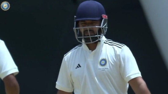 Rishabh Pant scored seven runs off 10 balls for India B