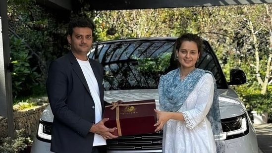 Kangana Ranaut purchased a brand new Range Rover.