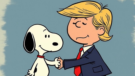 A now-deleted social media page dedicated to comic icon Snoopy endorsed Donald Trump in the November elections this past weekend. (X/Twitter)