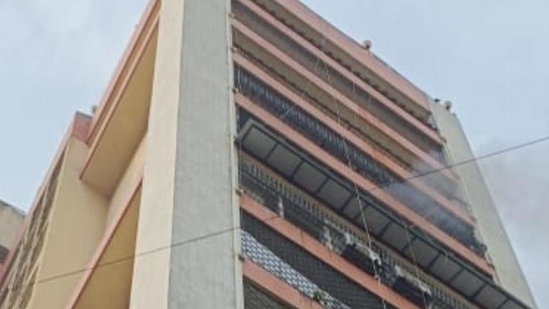 A major fire broke out at a building in Mumbai's Lokhandwala Complex.