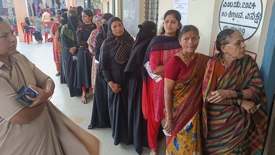 Voting occurs in Shiggaon, Sandur, and Channapatna, with a total of 45 candidates competing. Security measures are in place for smooth polling amid a high-profile contest.